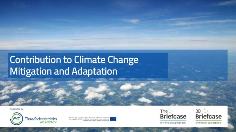 Contribution to Climate Change Mitigation and Adaptation